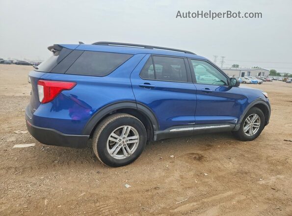 1FMSK8DH9MGB29560 2021 FORD EXPLORER Blue უკანა მარჯვენა