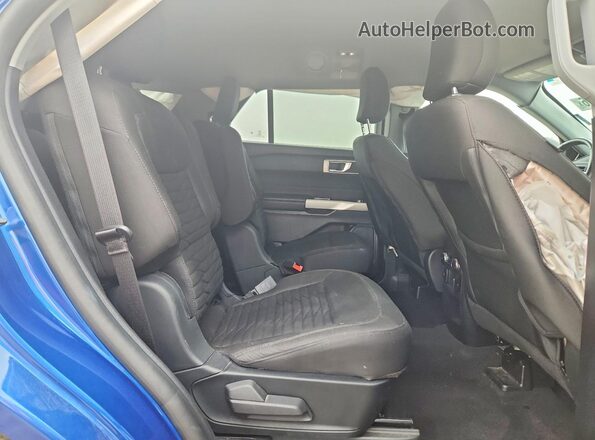 1FMSK8DH9MGB29560 2021 FORD EXPLORER Blue უკანა სავარძლების ხედი