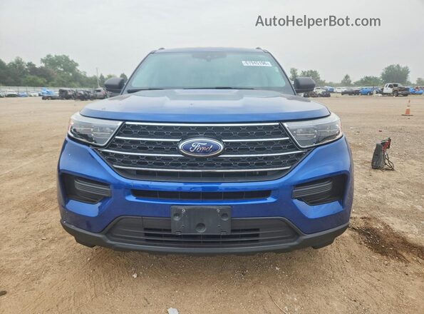 1FMSK8DH9MGB29560 2021 FORD EXPLORER Blue წინა ხედი