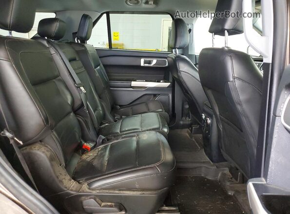 1FMSK8DH9MGC05875 2021 FORD EXPLORER Brown Vista interior trasera