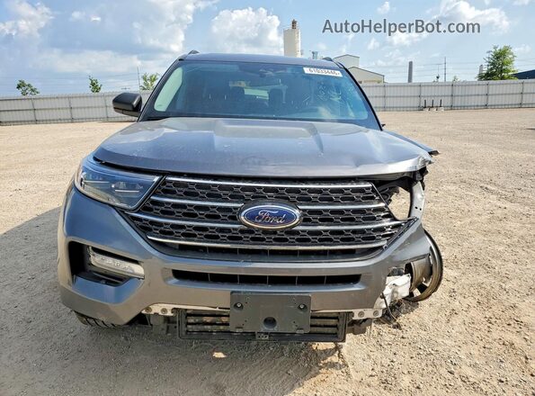 1FMSK8DH9MGC40769 2021 FORD EXPLORER Gray Դիմացի տեսք