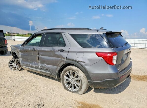 1FMSK8DH9MGC40769 2021 FORD EXPLORER Gray Հետևի ձախ
