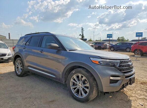 1FMSK8DH9MGC40769 2021 FORD EXPLORER Gray Առջևի աջ