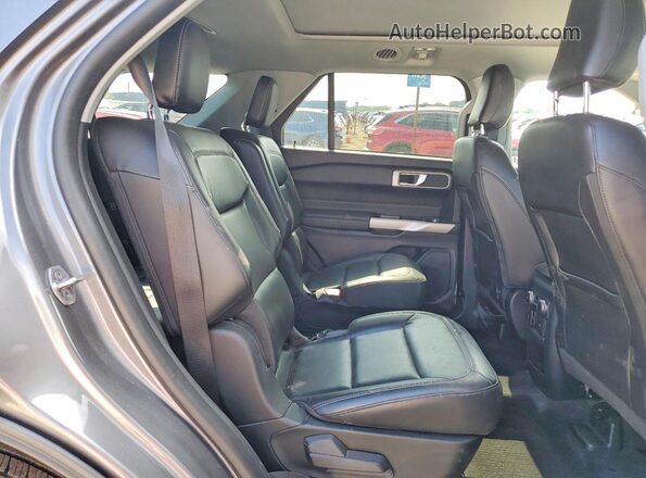 1FMSK8DH9MGC40769 2021 FORD EXPLORER Gray Սալոնի հետևի տեսք