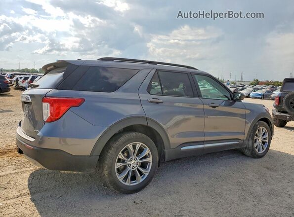 1FMSK8DH9MGC40769 2021 FORD EXPLORER Gray Հետևի աջ