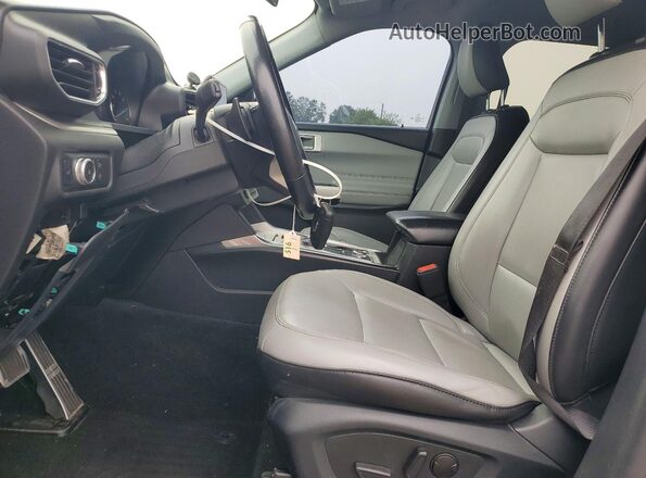 1FMSK8DH9MGC41906 2021 FORD EXPLORER Серый Вид салона спереди