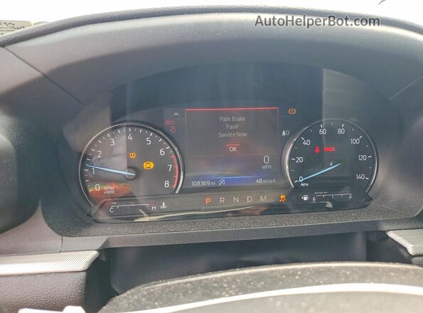 1FMSK8DH9MGC41906 2021 FORD EXPLORER Серый Вид щитка приборов
