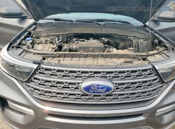 1FMSK8DH9MGC41906 2021 FORD EXPLORER Серый Вид подкапотного пространства