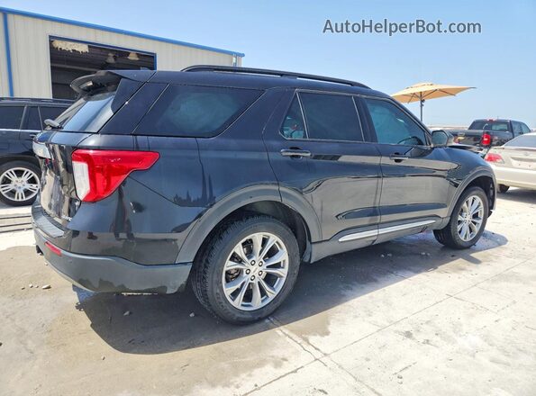 1FMSK8DH9NGB72328 2022 FORD EXPLORER Black Tył prawy