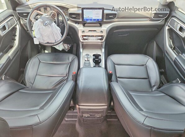 1FMSK8DH9NGB72328 2022 FORD EXPLORER Black Widok deski rozdzielczej