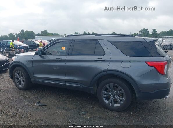 1FMSK8DH9NGC38151 2022 FORD EXPLORER Gray სალონის 360-გრადუსიანი ხედი