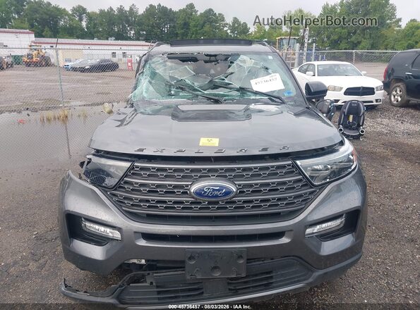 1FMSK8DH9NGC38151 2022 FORD EXPLORER Gray ხელსაწყოთა პანელის ხედი
