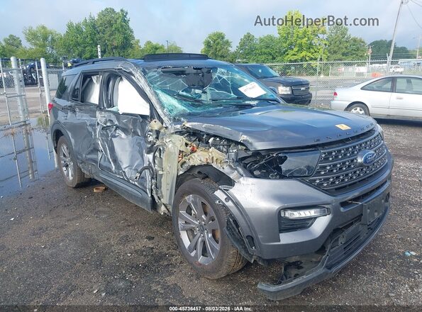 1FMSK8DH9NGC38151 2022 FORD EXPLORER Gray წინა ხედი