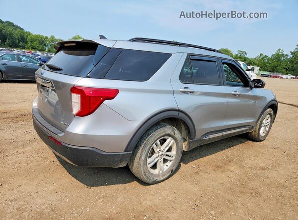 1FMSK8DH9PGA25378 2023 FORD EXPLORER Silver Trasero derecho
