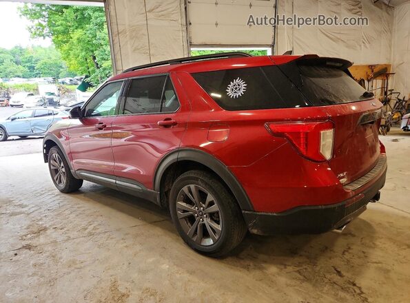 1FMSK8DH9PGB05683 2023 FORD EXPLORER Red Հետևի ձախ
