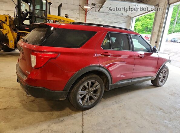 1FMSK8DH9PGB05683 2023 FORD EXPLORER Red Հետևի աջ
