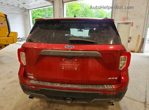 1FMSK8DH9PGB05683 2023 FORD EXPLORER Red Հետևի տեսք