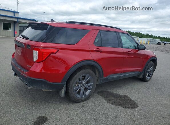 1FMSK8DH9PGB90296 2023 FORD EXPLORER Red Հետևի աջ
