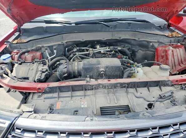 1FMSK8DH9PGB90296 2023 FORD EXPLORER Red Սալոնի հետևի տեսք