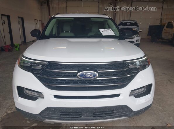 1FMSK8DH9RGA77953 2024 FORD EXPLORER White ხელსაწყოთა პანელის ხედი