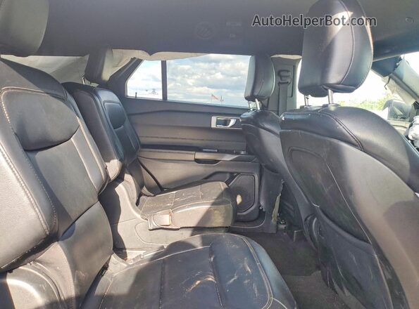1FMSK8DHXLGA13721 2020 FORD EXPLORER Blue Вид задньої частини салону