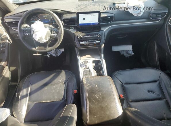 1FMSK8DHXLGA13721 2020 FORD EXPLORER Blue Вид панелі приладів
