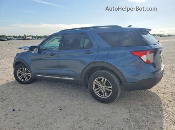 1FMSK8DHXLGA13721 2020 FORD EXPLORER Blue Задня ліва чверть