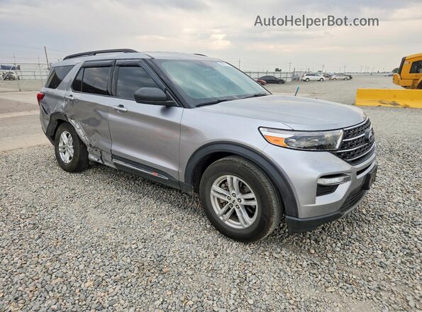 1FMSK8DHXLGA39641 2020 FORD EXPLORER Серебряный Передняя правая четверть