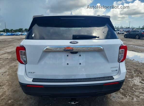 1FMSK8DHXLGA85017 2020 FORD EXPLORER White უკანა ხედი