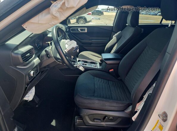 1FMSK8DHXLGA85017 2020 FORD EXPLORER White წინა სალონის ხედი