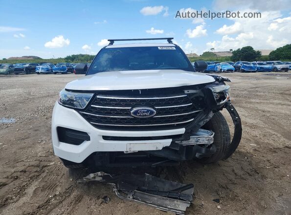 1FMSK8DHXLGA85017 2020 FORD EXPLORER White წინა ხედი