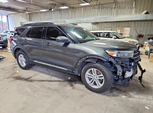 1FMSK8DHXLGC24241 2020 FORD EXPLORER Gray Front right