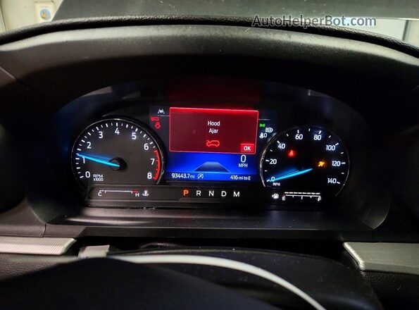1FMSK8DHXLGC24241 2020 FORD EXPLORER Gray Instrument cluster view