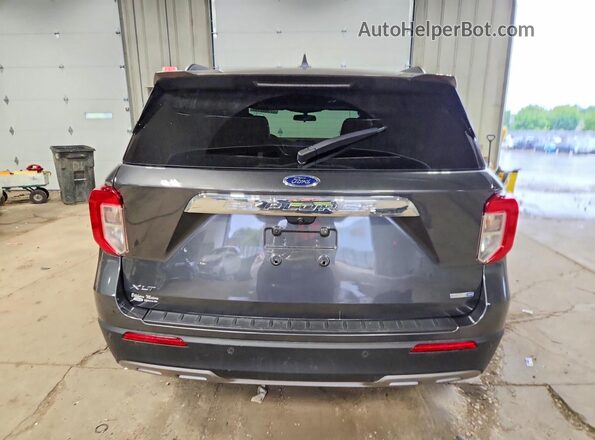 1FMSK8DHXLGC24241 2020 FORD EXPLORER Gray Rear view