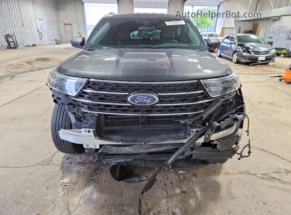 1FMSK8DHXLGC24241 2020 FORD EXPLORER Gray Front view