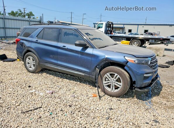 1FMSK8DHXLGC45073 2020 FORD EXPLORER Blue Առջևի աջ