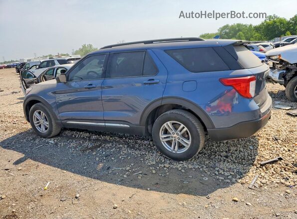1FMSK8DHXLGC45073 2020 FORD EXPLORER Blue Հետևի ձախ