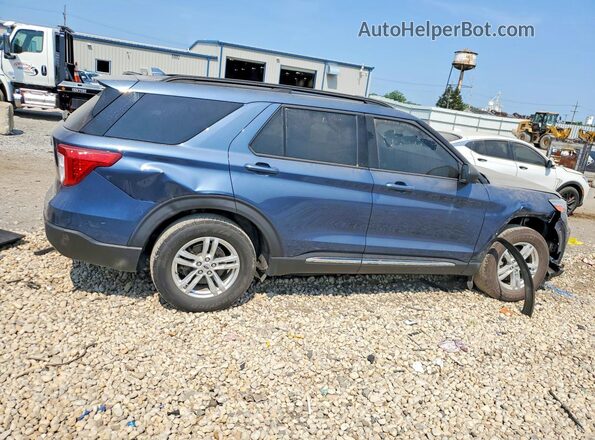 1FMSK8DHXLGC45073 2020 FORD EXPLORER Blue Հետևի աջ