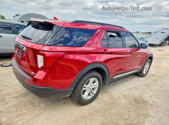 1FMSK8DHXLGC55862 2020 FORD EXPLORER Red Trasero derecho