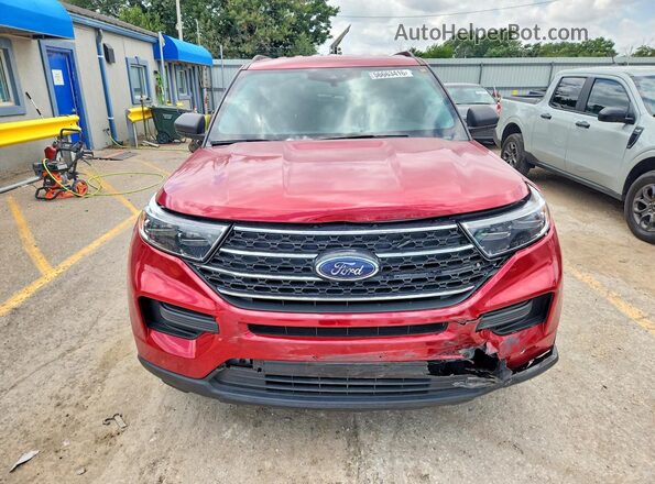 1FMSK8DHXLGC55862 2020 FORD EXPLORER Red Vista frontal