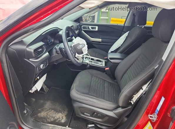 1FMSK8DHXLGC55862 2020 FORD EXPLORER Red Vista interior delantera