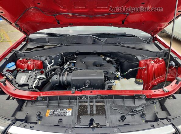 1FMSK8DHXLGC55862 2020 FORD EXPLORER Red Vista del compartimento del motor