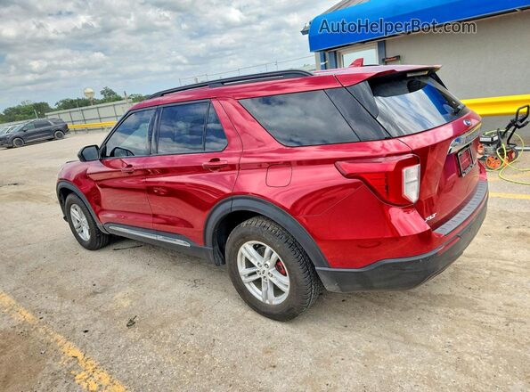 1FMSK8DHXLGC55862 2020 FORD EXPLORER Red Trasero izquierdo