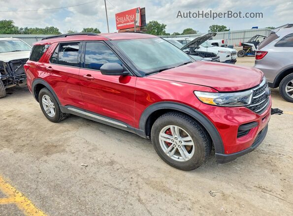 1FMSK8DHXLGC55862 2020 FORD EXPLORER Red Delantero derecho