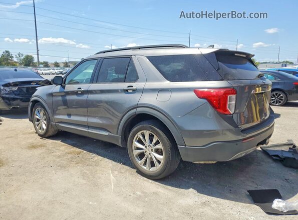 1FMSK8DHXMGA22761 2021 FORD EXPLORER Gray Trasero izquierdo