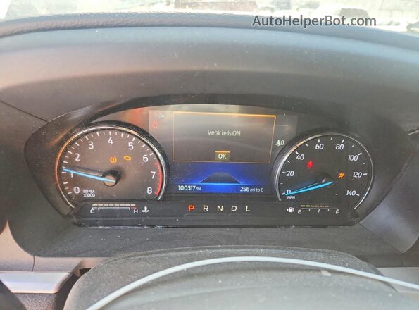 1FMSK8DHXMGB59697 2021 FORD EXPLORER Silver ხელსაწყოთა პანელის ხედი