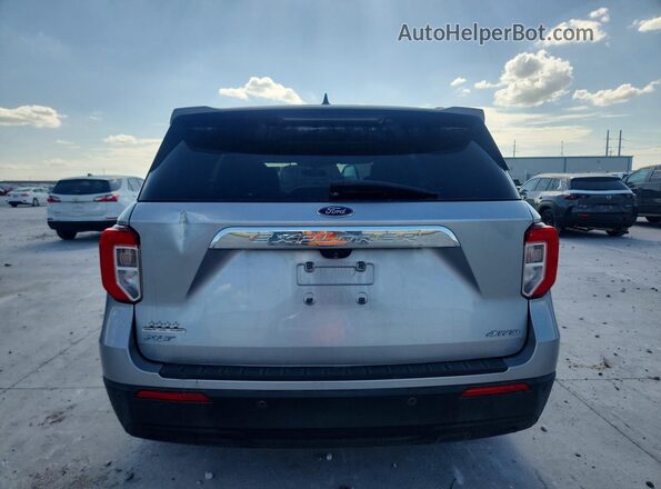1FMSK8DHXMGB59697 2021 FORD EXPLORER Silver უკანა ხედი