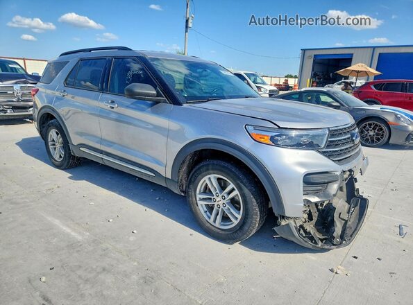 1FMSK8DHXMGB59697 2021 FORD EXPLORER Silver წინა მარჯვენა