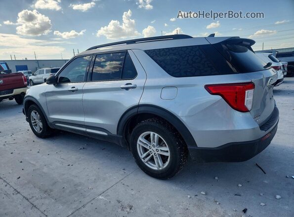 1FMSK8DHXMGB59697 2021 FORD EXPLORER Silver უკანა მარცხენა