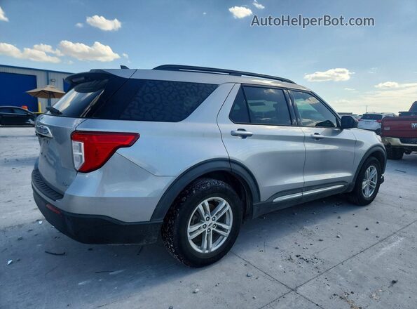 1FMSK8DHXMGB59697 2021 FORD EXPLORER Silver უკანა მარჯვენა